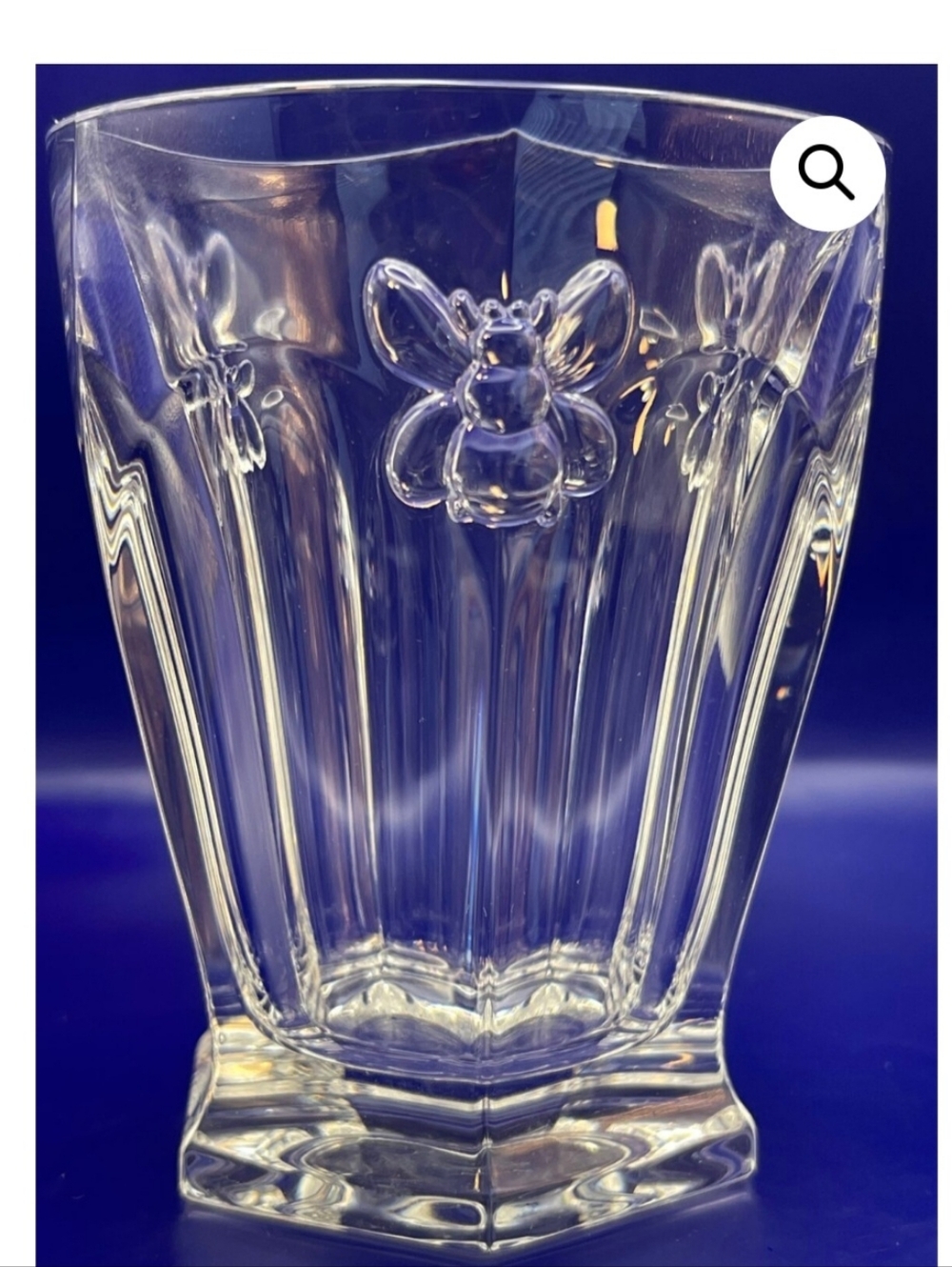 Vintage Lenox Crystal Butterfly Meadow old fashioned glass